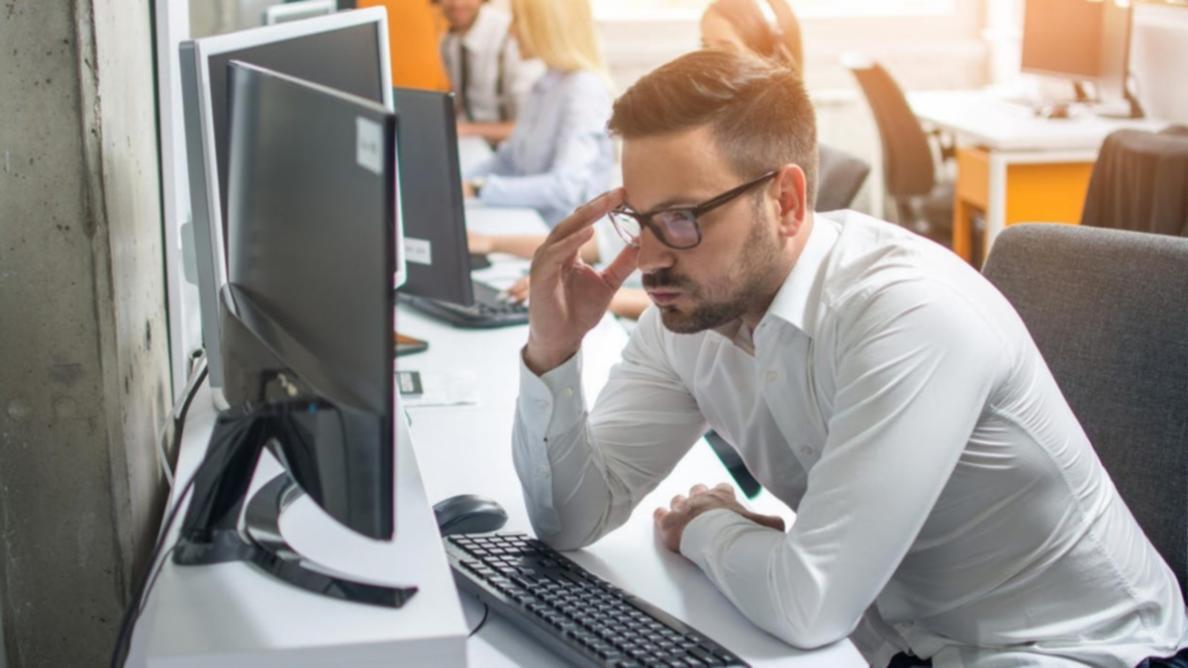 Deelnemer bestudeert budgetgids op laptop tijdens gneissholm webinar